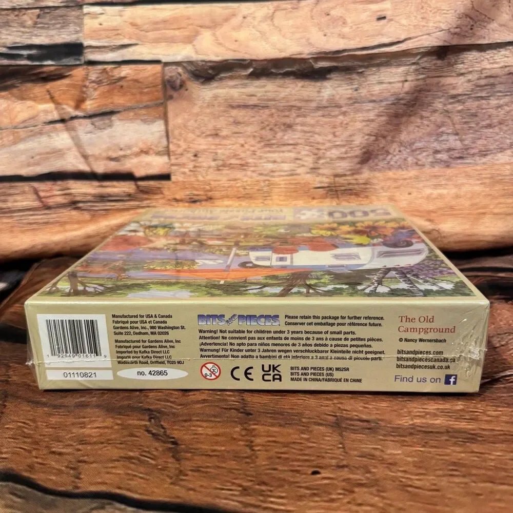 Bits and Pieces 500-Piece Jigsaw Puzzle The Old Campground 18x24 in Nancy